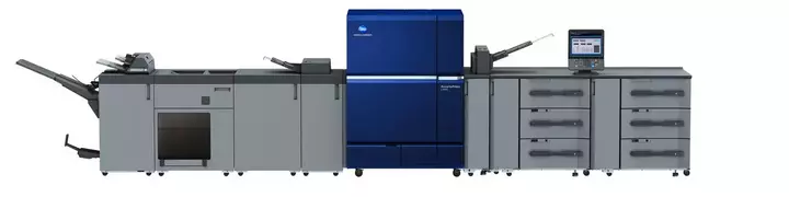 AccurioPress C14010S — печать белым тонером на тёмных материалах