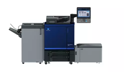 AccurioPrint C5065 — панель управления и настройка каталога бумаги