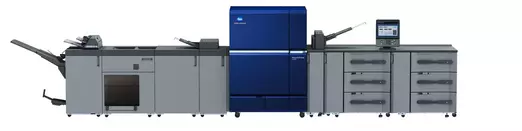 AccurioPress C12010S — печать на тёмных материалах белым тонером